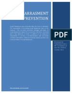 Sexual Harassment Prevention in Organizations