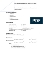 Natural Convection Heat Transfer From A Vertical Cylinder