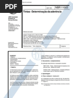 Abnt - NBR 11003 - Determinacao de Aderencia de Tintas