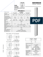 Panel Dual Polarization Half-Power Beam Width Adjust. Electrical Downtilt