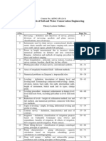 Soil and Water Conservation Engg