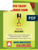 Apex Entrance Exam Test Paper