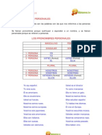 Lição 1 - Los Pronombres Personales