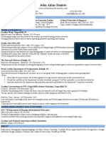 John Daniels Resume 2 PDF