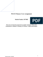 Primary Pgce Core Assigment - Samuel Lovett Final Version