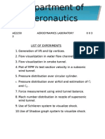 Aerodynamics Lab Manual (PCT)