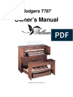 OrganManual Rodgers Model T787 Trillium Eng