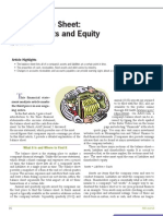 Balance Sheet Financial Statement Analysis