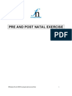 Pre and Post Natal Exercise Notes