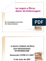 Aspectos Éticos e Legais - Registros de Enfermagem