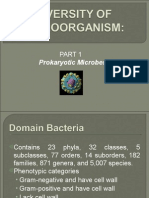 Diversity of Microorganisms 1 - Prokaryotic