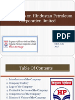 Presentation On Hindustan Petroleum Corporation Limited