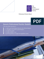 Generic Professional Practice Guidelines