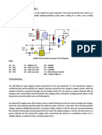  Circuit Diagram of Mobile Phone Battery Charger Tested