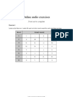 Phonetics Exercises