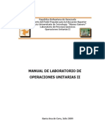 Manual de Laboratorio de Operaciones Unitarias II