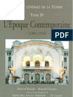 HISTOIRE GENERALE DE LA TUNISIE TOME 4 : L'Epoque Contemporaine