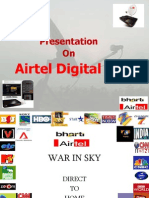 Presentation On: Airtel Digital TV