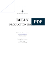 BULLY Production Notes