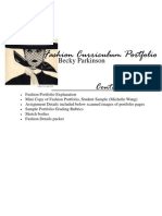 Fashion Portfolio Packet PDF