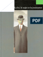 Lacan La Loi Le Sujet Et La Jouissance F Chaumon