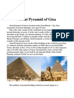 The Great Pyramid of Giza