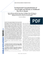 Ecological Model of Child Obesity - Child Development Perspectives, 2011 PDF