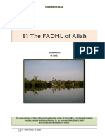 081 The Fadhl of Allah