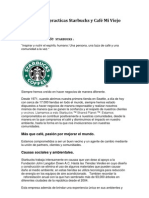 Comparativa Practica Starbucks y Café Mi Viejo Molino