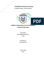 Análisis Comparativo Legislación Comercial