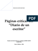 Dostoievski Fedor Paginas Criticas Del Diario de Un Escritor