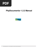 PhpDocumentor 1.2.2 Manual