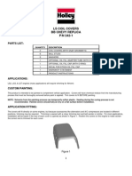 Holley Ls Coil Covers - Instructions