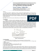 Prediction and Control of Weld Bead Geometry in Gas Metal Arc Welding Process Using Simulated Annealing Algorithm