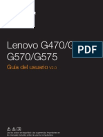 Lenovo G470&G475&G570&G575 User Guide V2.0 (Spanish)