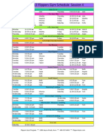 Session 4 Schedule