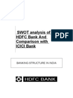 A Project Report On Comparison Between HDFC Bank Amp ICICI Bank