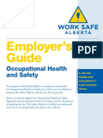 Employer's Guide: Occupational Health and Safety