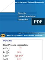 Warm Up Lesson Presentation Lesson Quiz: Holt Algebra 2 Holt Algebra2