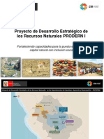 Proyecto de Desarrollo Estratégico de Los Recursos Naturales