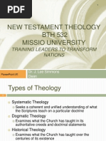 Introduction To New Testament Theology