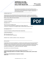 Clinical Point Selection