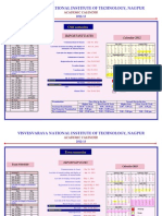 VNIT Acad Calendar 2012-13