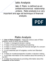 Ratio Analysis: Ratio Analysis: A Ratio: Is Defined As An