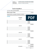 Exame Geog A (719 - 2 Fase 2009) Critérios Correção