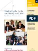 What Works For Children With Literacy Difficulties? by Greg Brooks