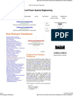 Over Fluxing in Transformer