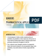 Pharmaceutical Binders