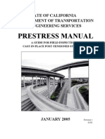 Prestress Manual: State of California Department of Transportation Engineering Services