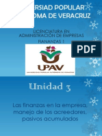 Unidad 3 de Finanzas